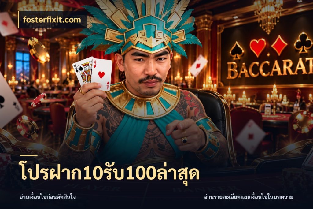โปรฝาก10รับ100ล่าสุด fosterfixit.com โปรยอดรับที่สายเกมสนใจ