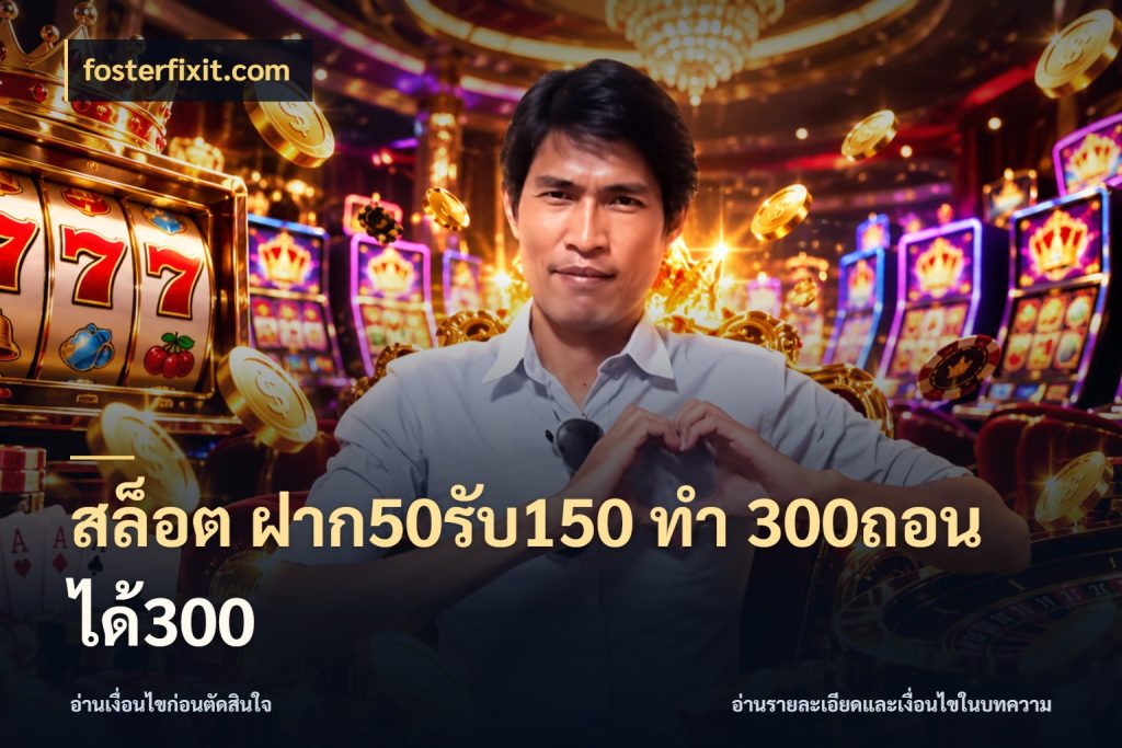 สล็อต ฝาก50รับ150 ทํา 300ถอนได้300 fosterfixit.com สนุกกับตัวเลือกโปรในสไตล์ของคุณ