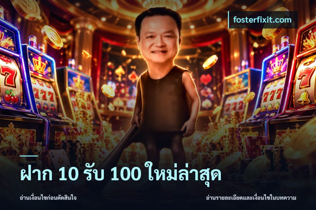 ฝาก 10 รับ 100 ใหม่ล่าสุด