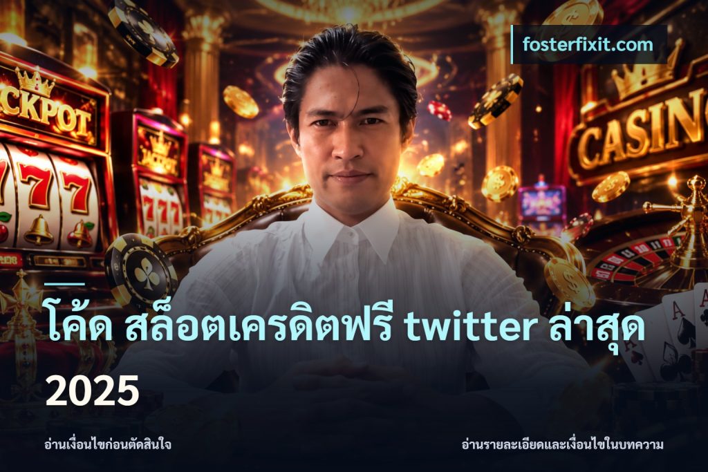 โค้ด สล็อตเครดิตฟรี twitter ล่าสุด 2025