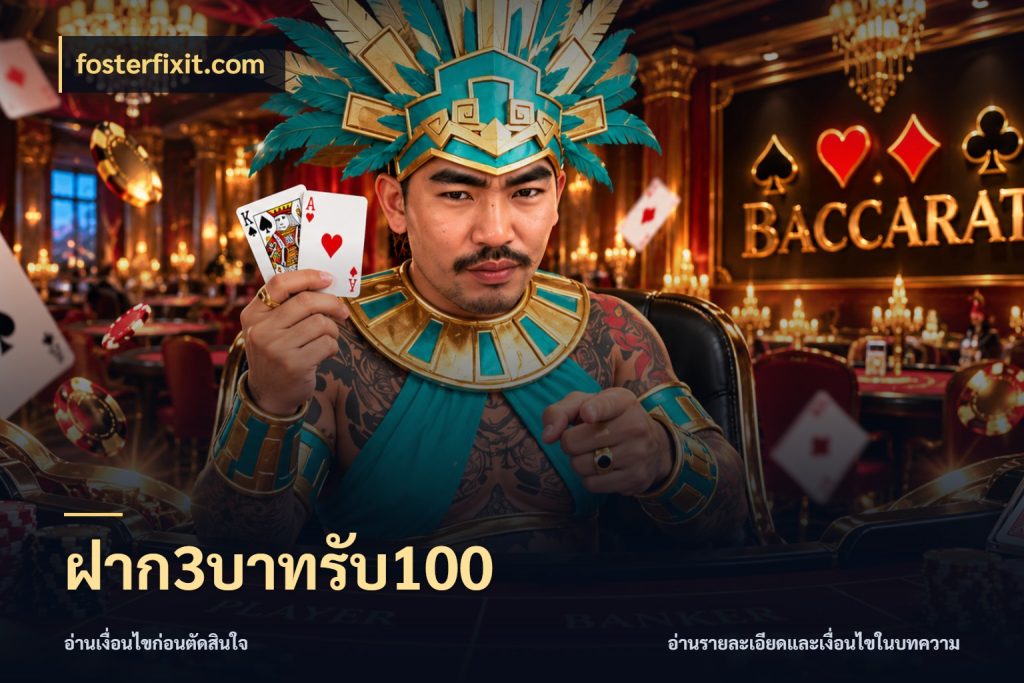 ฝาก3บาทรับ100 สนุกกับตัวเลือกโปรในสไตล์ของคุณ ในมุม fosterfixit.com