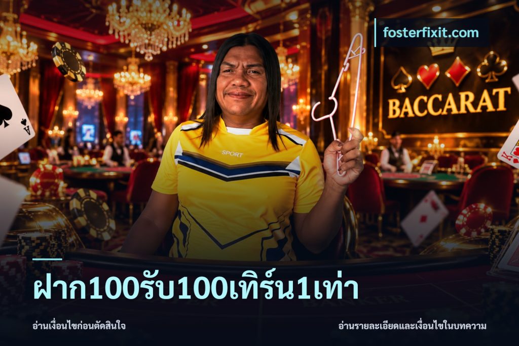 ฝาก100รับ100เทิร์น1เท่า