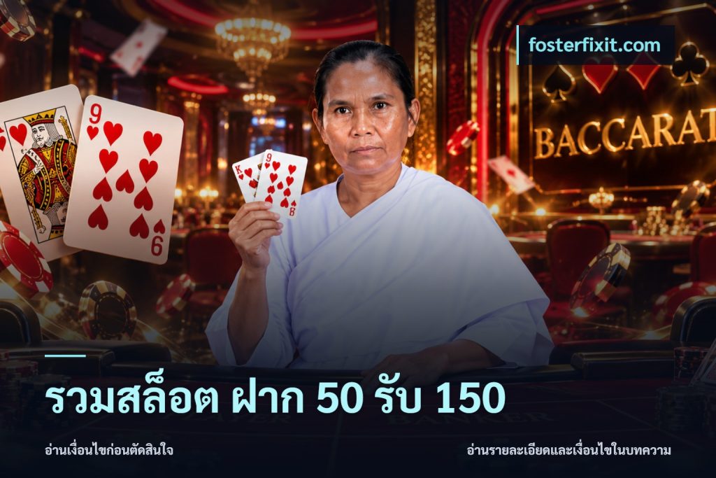 รวมสล็อต ฝาก 50 รับ 150