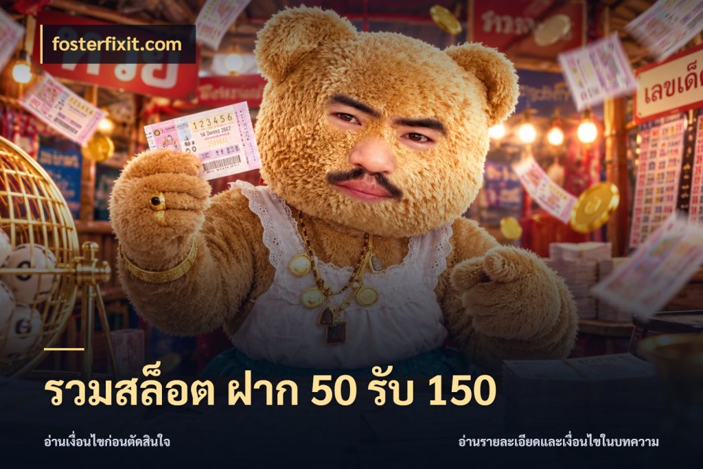 รวมสล็อต ฝาก 50 รับ 150 fosterfixit.com โปรกับเกมที่ชอบเลือกให้ตรงสไตล์