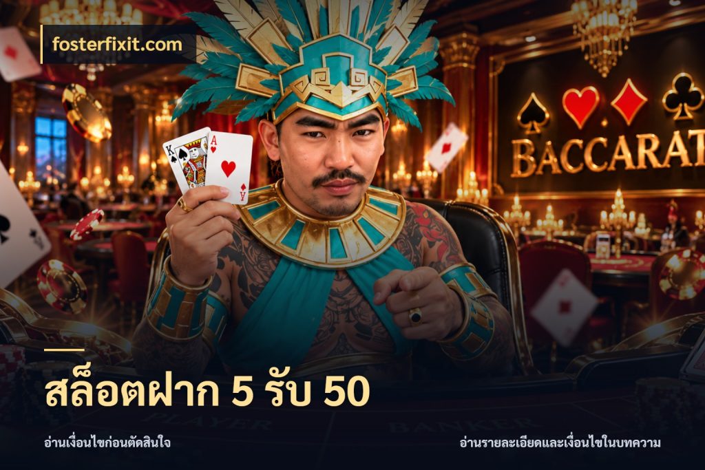 สล็อตฝาก 5 รับ 50 fosterfixit.com โปรกับเกมที่ชอบเลือกให้ตรงสไตล์