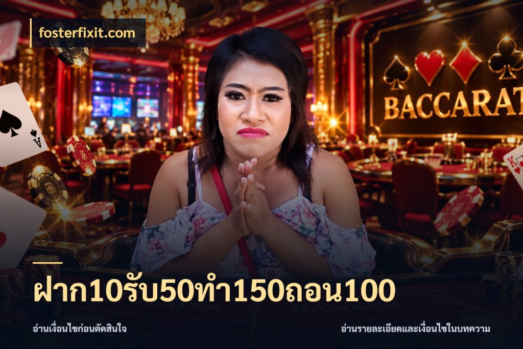ฝาก10รับ50ทํา150ถอน100 จุดเด่นของเครดิตที่คนชอบเกมอยากรู้ สไตล์ fosterfixit.com