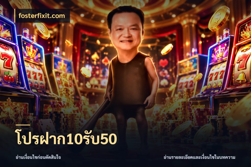 โปรฝาก10รับ50 โปรกับเกมที่ชอบเลือกให้ตรงสไตล์ สไตล์ fosterfixit.com