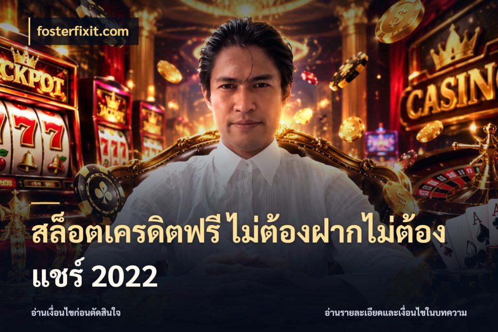 สล็อตเครดิตฟรี ไม่ต้องฝากไม่ต้องแชร์ 2022 เลือกสไตล์ความสนุกจากรูปแบบเครดิต ในมุม fosterfixit.com