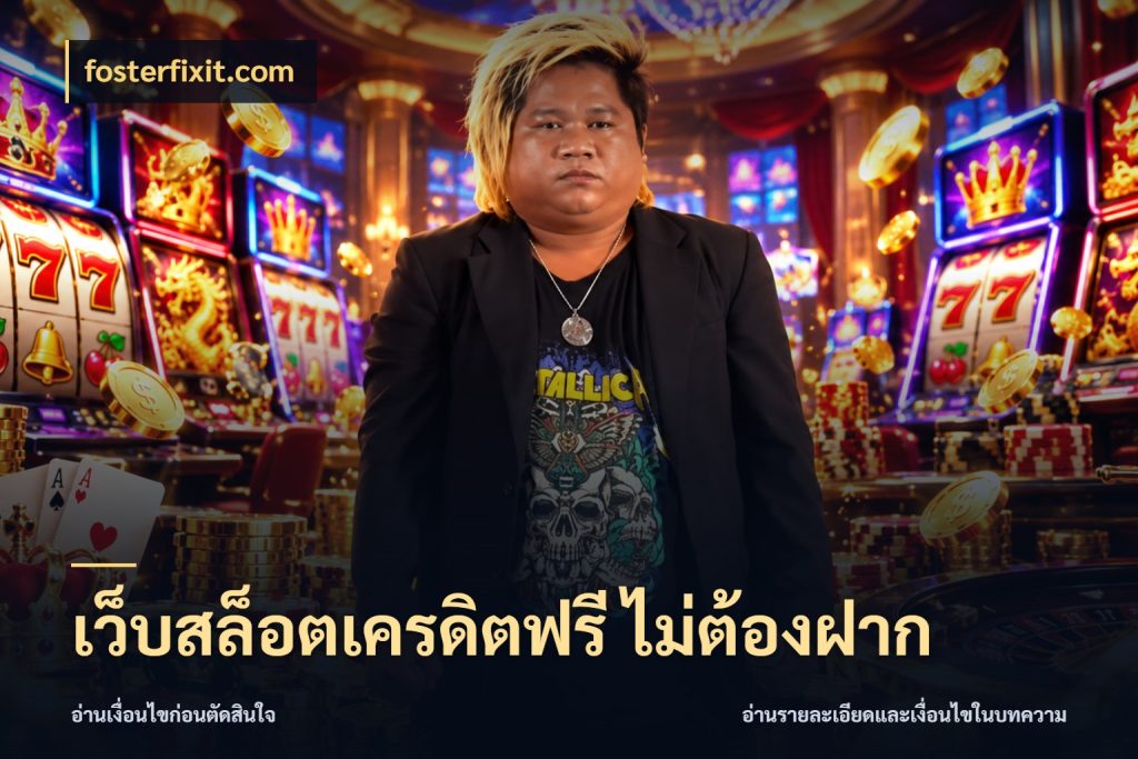 เว็บสล็อตเครดิตฟรี ไม่ต้องฝาก สิทธิ์ที่สายโบนัสสนใจกับวิธีรับ สไตล์ fosterfixit.com