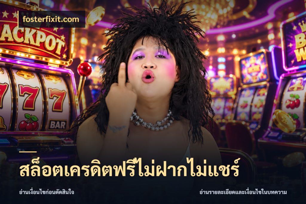 สล็อตเครดิตฟรีไม่ฝากไม่แชร์ fosterfixit.com จับมุมเด่นของเครดิตฟรีให้ตรงใจ