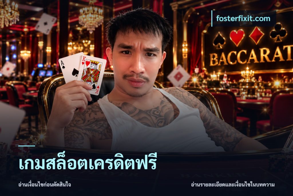 เกมสล็อตเครดิตฟรี