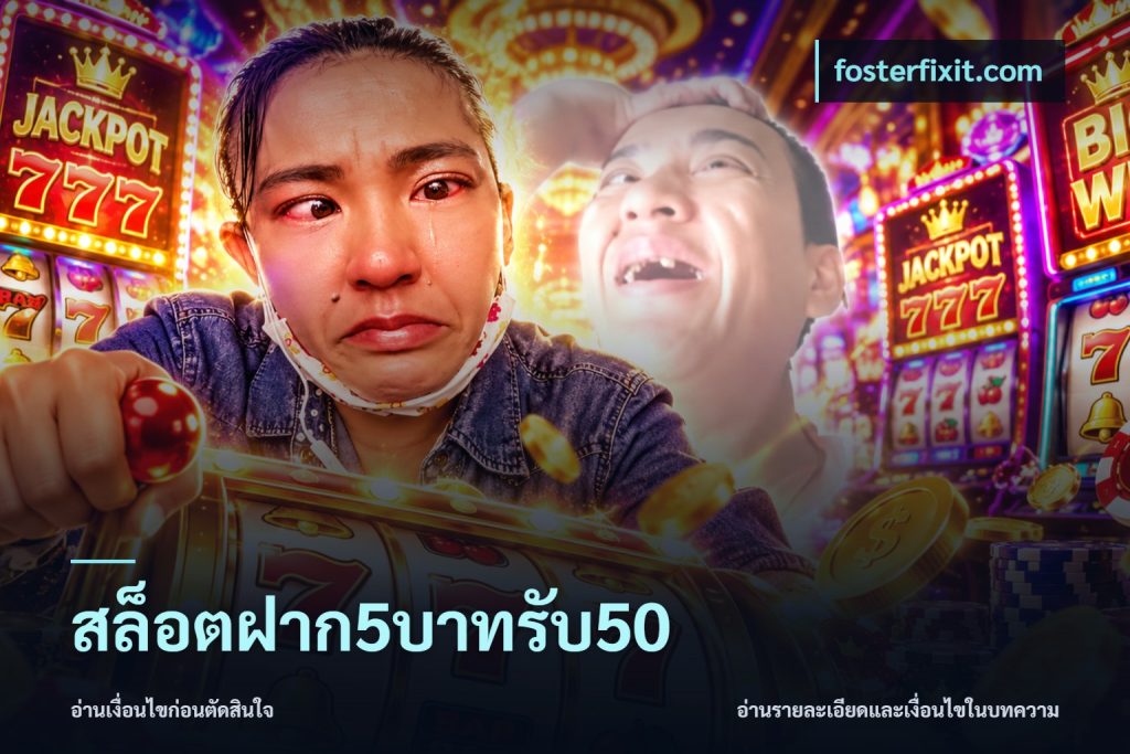 สล็อตฝาก5บาทรับ50