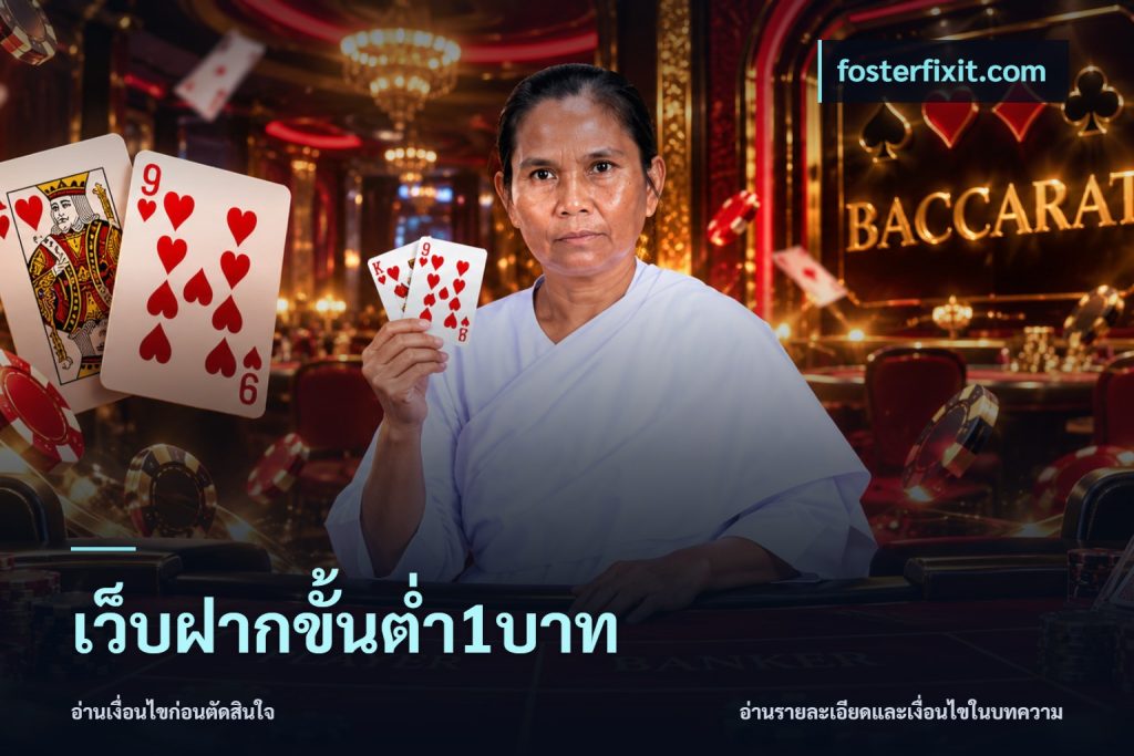 เว็บฝากขั้นต่ำ1บาท
