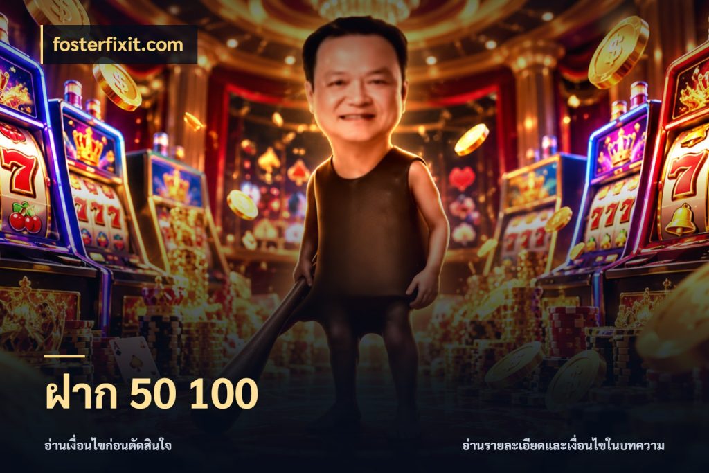 ฝาก 50 100 fosterfixit.com ยอดเริ่มต้นน่าจับตากับสิทธิ์ที่เกี่ยวข้อง