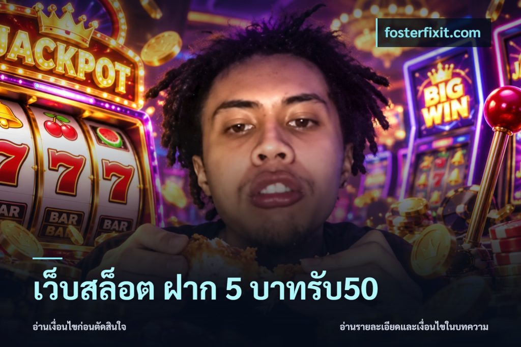 เว็บสล็อต ฝาก 5 บาทรับ50