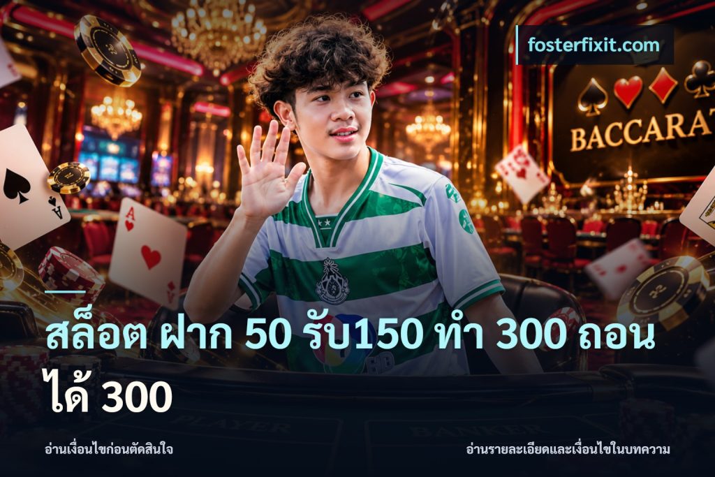 สล็อต ฝาก 50 รับ150 ทํา 300 ถอนได้ 300