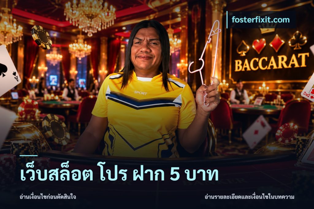 เว็บสล็อต โปร ฝาก 5 บาท