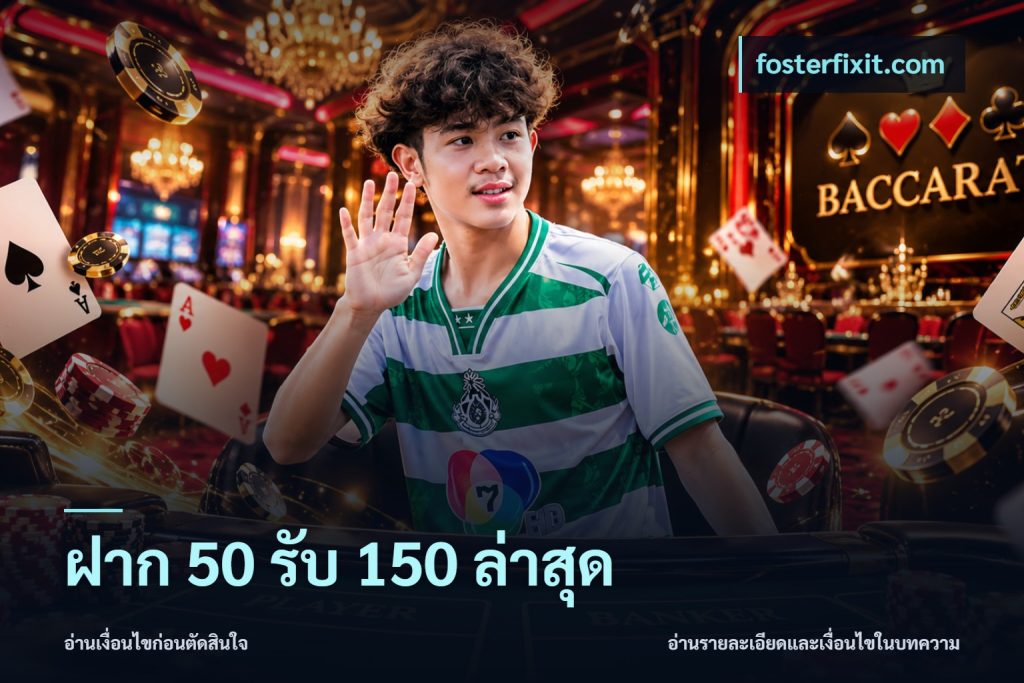 ฝาก 50 รับ 150 ล่าสุด
