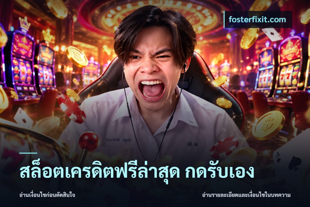 สล็อตเครดิตฟรีล่าสุด กดรับเอง