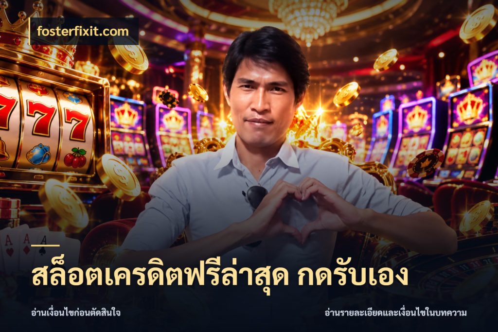 สล็อตเครดิตฟรีล่าสุด กดรับเอง สิทธิ์ที่สายโบนัสสนใจกับวิธีรับ สไตล์ fosterfixit.com