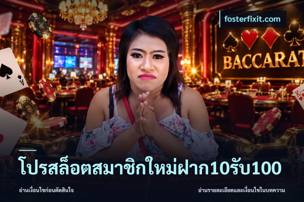โปรสล็อตสมาชิกใหม่ฝาก10รับ100