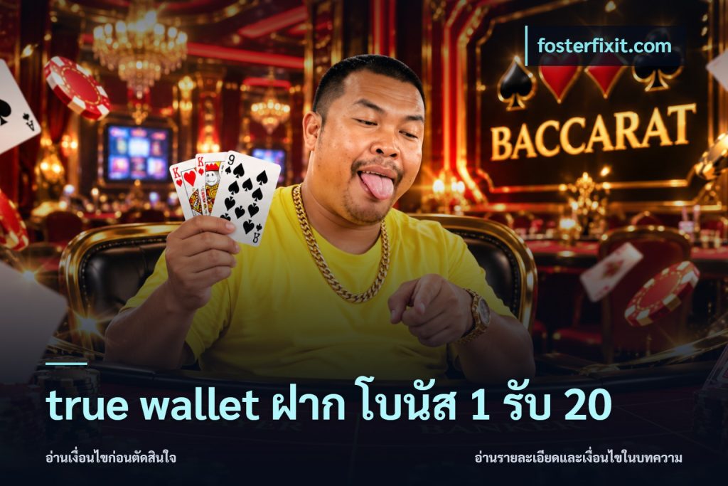 true wallet ฝาก โบนัส 1 รับ 20
