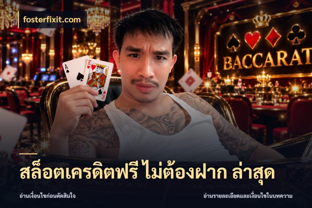 สล็อตเครดิตฟรี ไม่ต้องฝาก ล่าสุด สายโบนัสเลือกมุมเครดิตให้ตรงสไตล์ กับ fosterfixit.com
