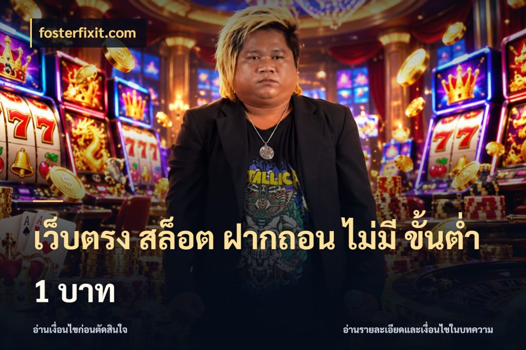 เว็บตรง สล็อต ฝากถอน ไม่มี ขั้นต่ํา 1 บาท รู้จักจำนวนแต่ละแบบก่อนเลือกเกม ในมุม fosterfixit.com