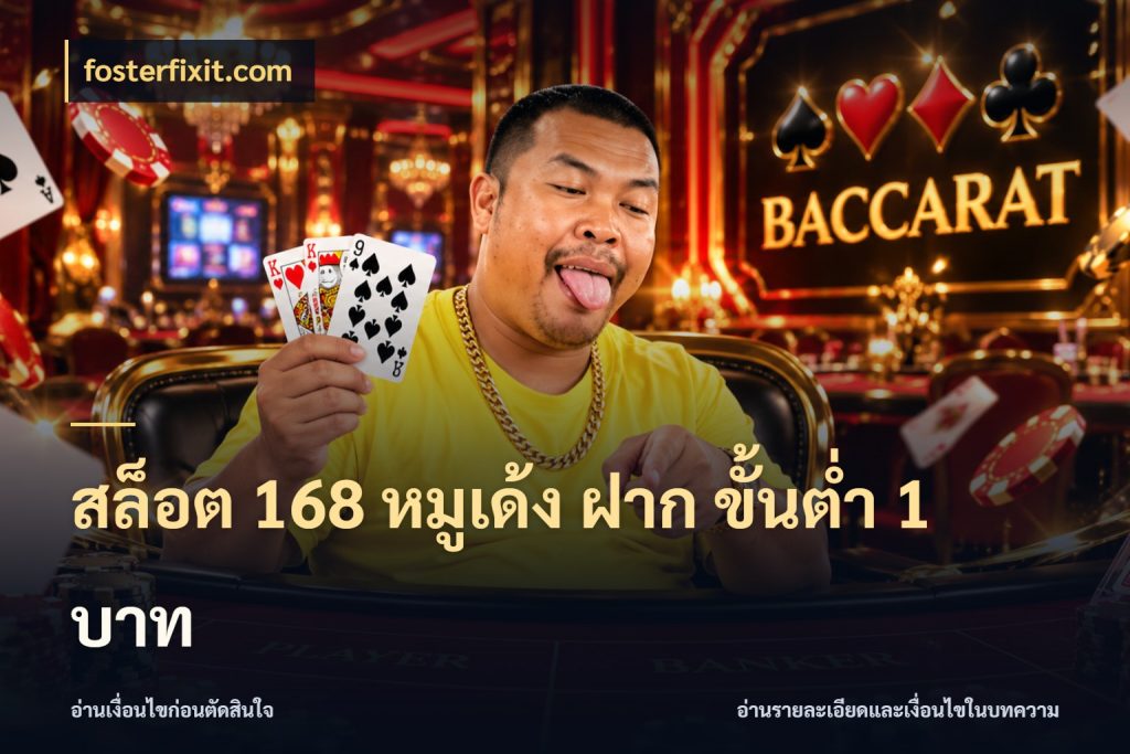 สล็อต 168 หมูเด้ง ฝาก ขั้นต่ำ 1 บาท fosterfixit.com เปิดมุมยอดเริ่มต้นสำหรับคนชอบเกม