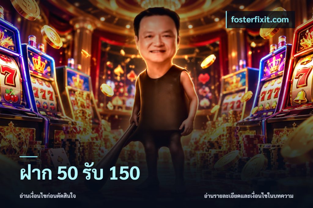 ฝาก 50 รับ 150