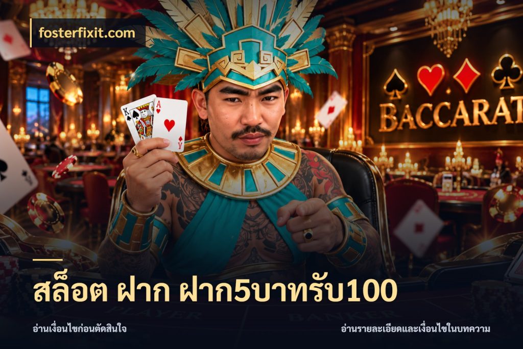 สล็อต ฝาก ฝาก5บาทรับ100 จุดเด่นของเครดิตที่คนชอบเกมอยากรู้ กับ fosterfixit.com