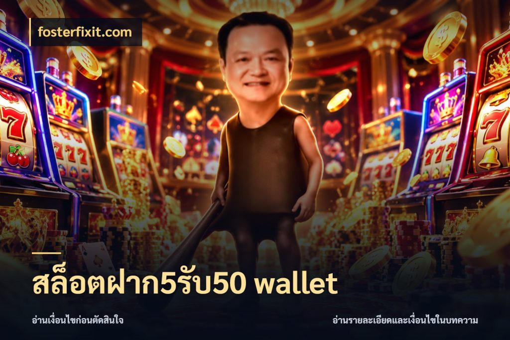 สล็อตฝาก5รับ50 wallet ยอดฝากและยอดรับในมุมของคนชอบลุ้น ในมุม fosterfixit.com