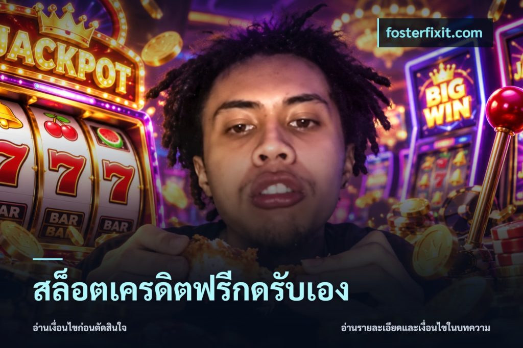 สล็อตเครดิตฟรีกดรับเอง