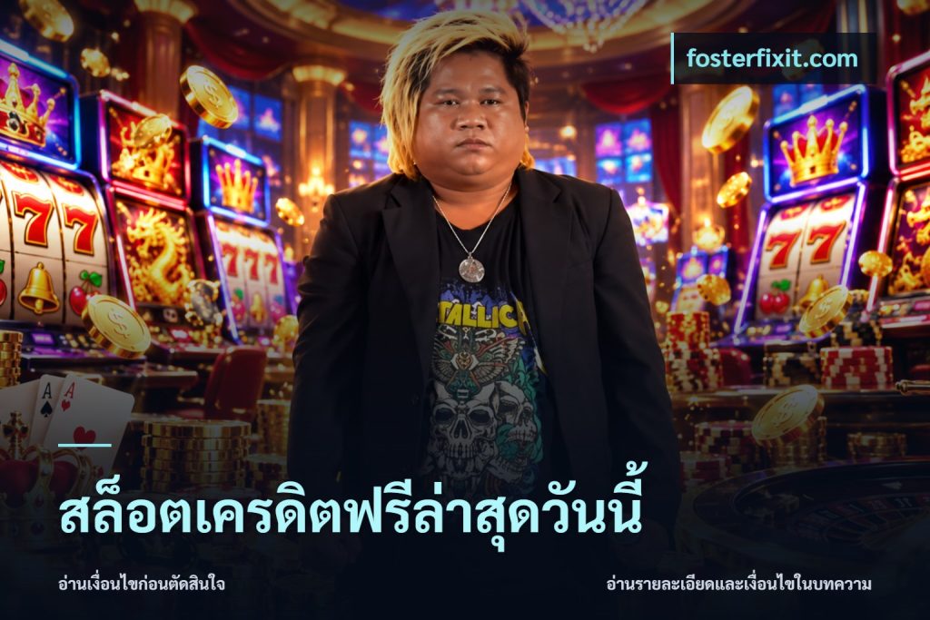 สล็อตเครดิตฟรีล่าสุดวันนี้