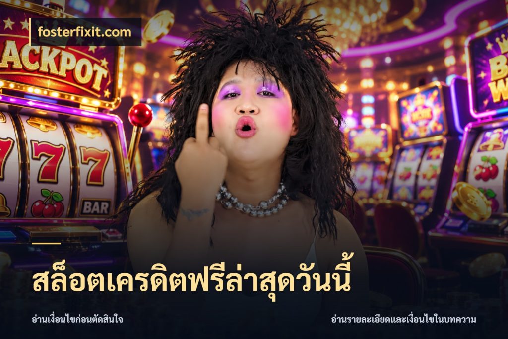 สล็อตเครดิตฟรีล่าสุดวันนี้ fosterfixit.com สายโบนัสเลือกมุมเครดิตให้ตรงสไตล์