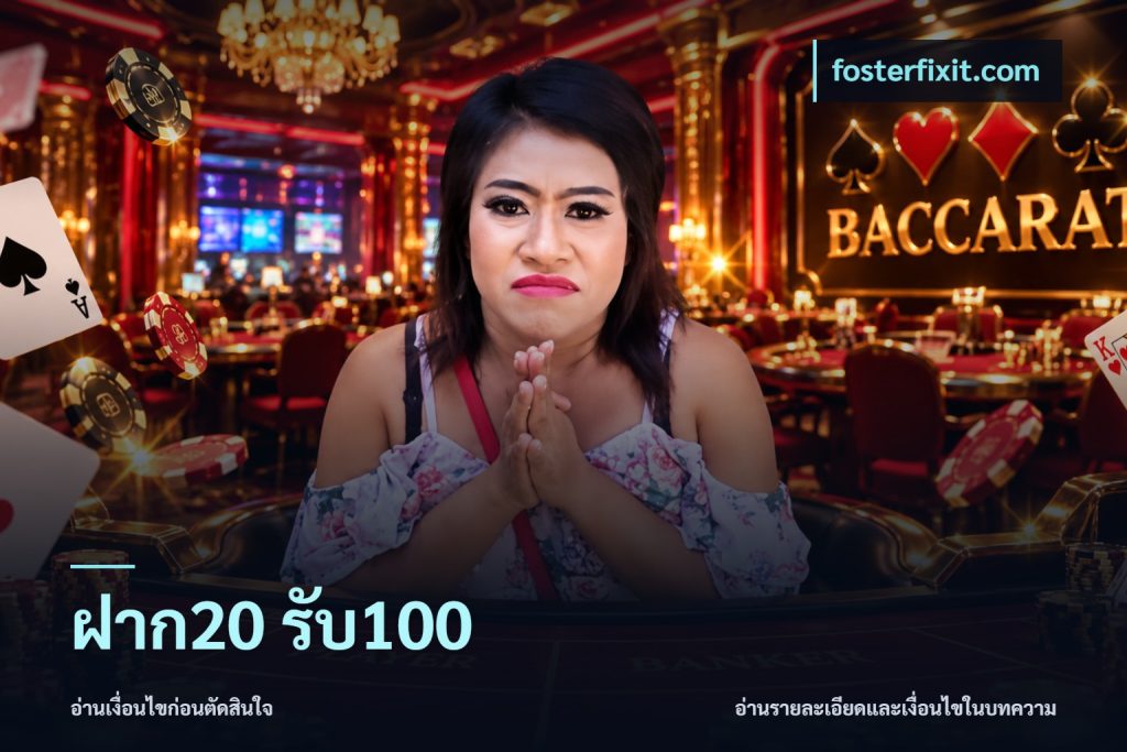 ฝาก20 รับ100