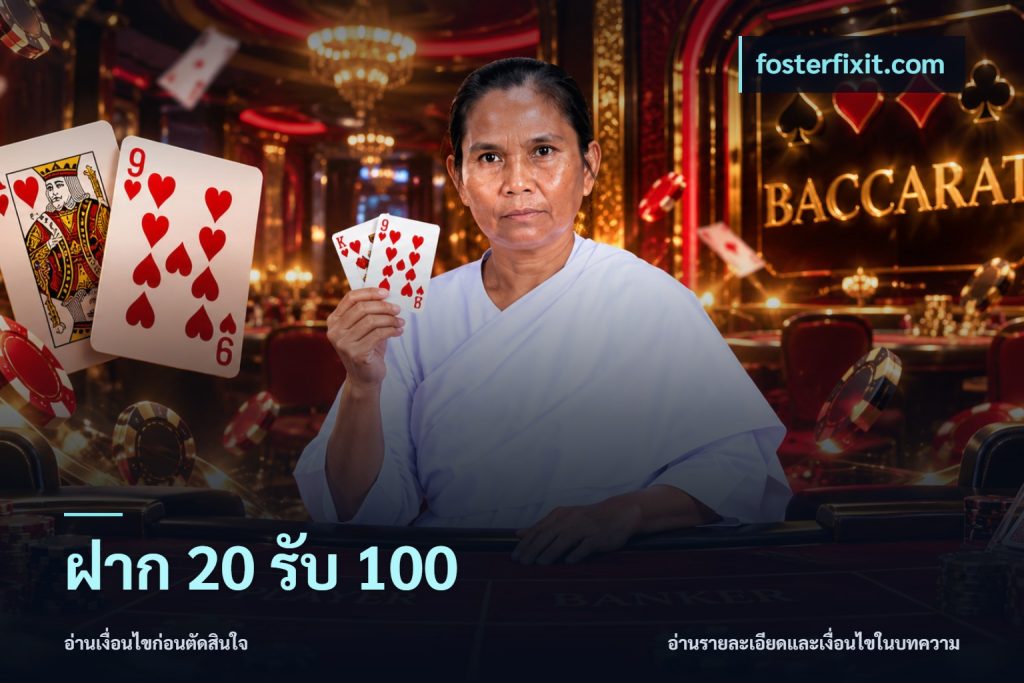 ฝาก 20 รับ 100