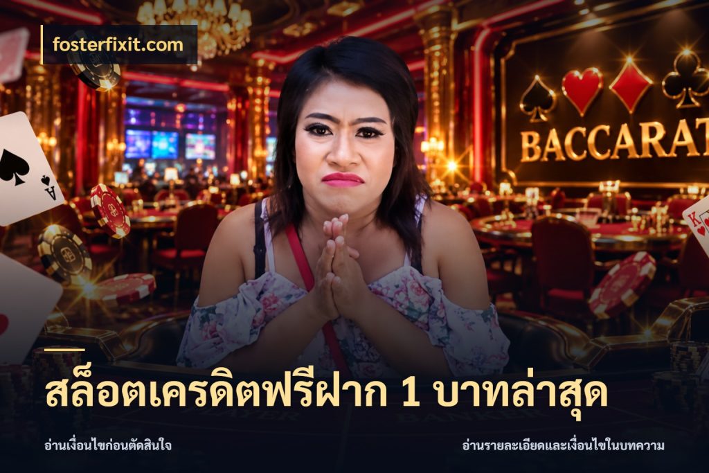 สล็อตเครดิตฟรีฝาก 1 บาทล่าสุด สีสันของเครดิตฟรีและเกมแนวที่ชอบ ในมุม fosterfixit.com