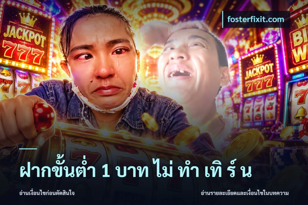 ฝากขั้นต่ำ 1 บาท ไม่ ทำ เทิ ร์ น