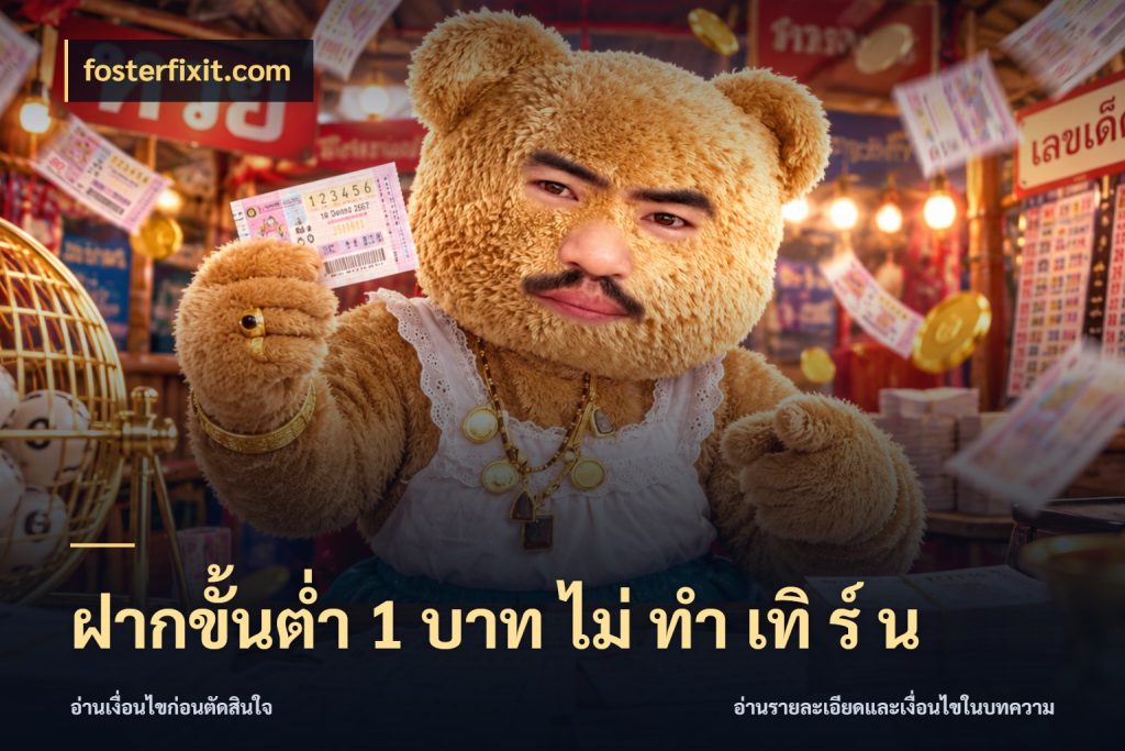 ฝากขั้นต่ำ 1 บาท ไม่ ทำ เทิ ร์ น จัดจังหวะสนุกให้เข้ากับงบที่ตั้งไว้ กับ fosterfixit.com
