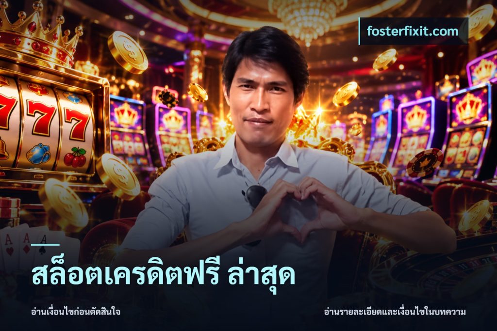 สล็อตเครดิตฟรี ล่าสุด