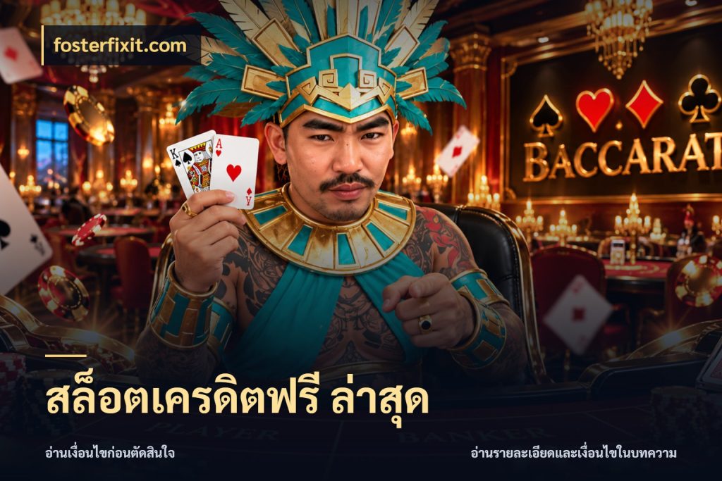 สล็อตเครดิตฟรี ล่าสุด รู้จักยอดและขอบเขตของเครดิตฟรี กับ fosterfixit.com