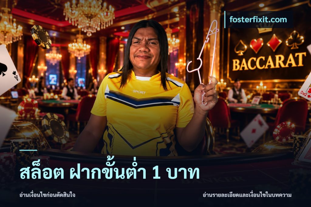 สล็อต ฝากขั้นต่ํา 1 บาท