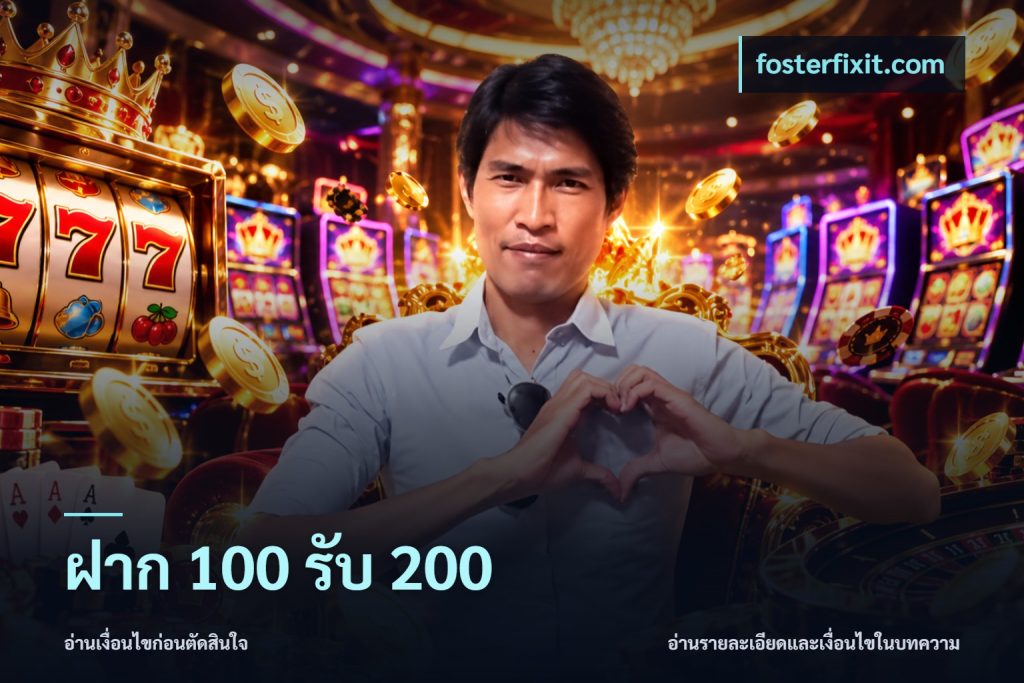 ฝาก 100 รับ 200
