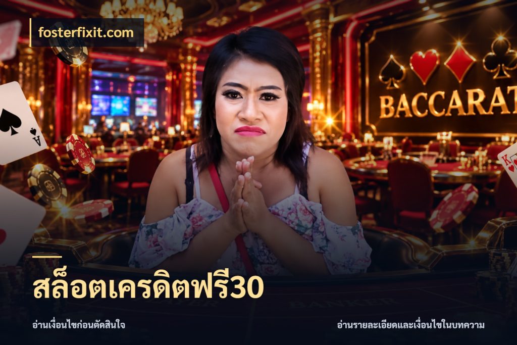 สล็อตเครดิตฟรี30 fosterfixit.com รู้จักยอดและขอบเขตของเครดิตฟรี