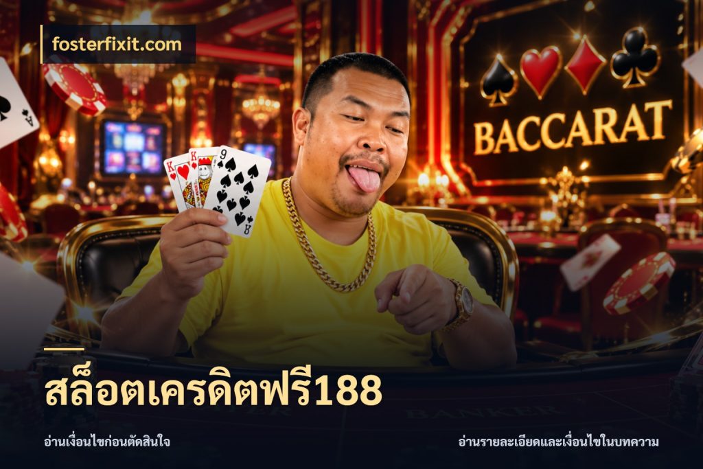 สล็อตเครดิตฟรี188 เครดิตฟรีในมุมที่สายโบนัสสนใจ กับ fosterfixit.com