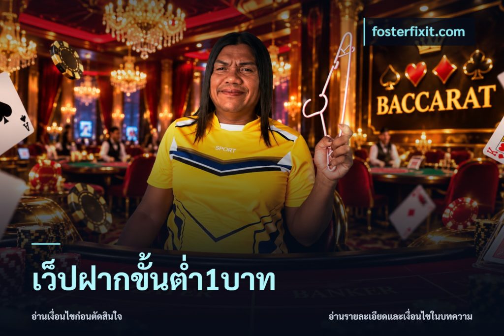 เว็ปฝากขั้นต่ำ1บาท
