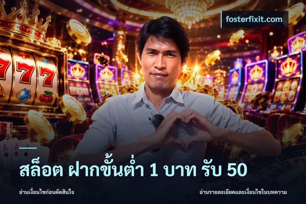 สล็อต ฝากขั้นต่ำ 1 บาท รับ 50