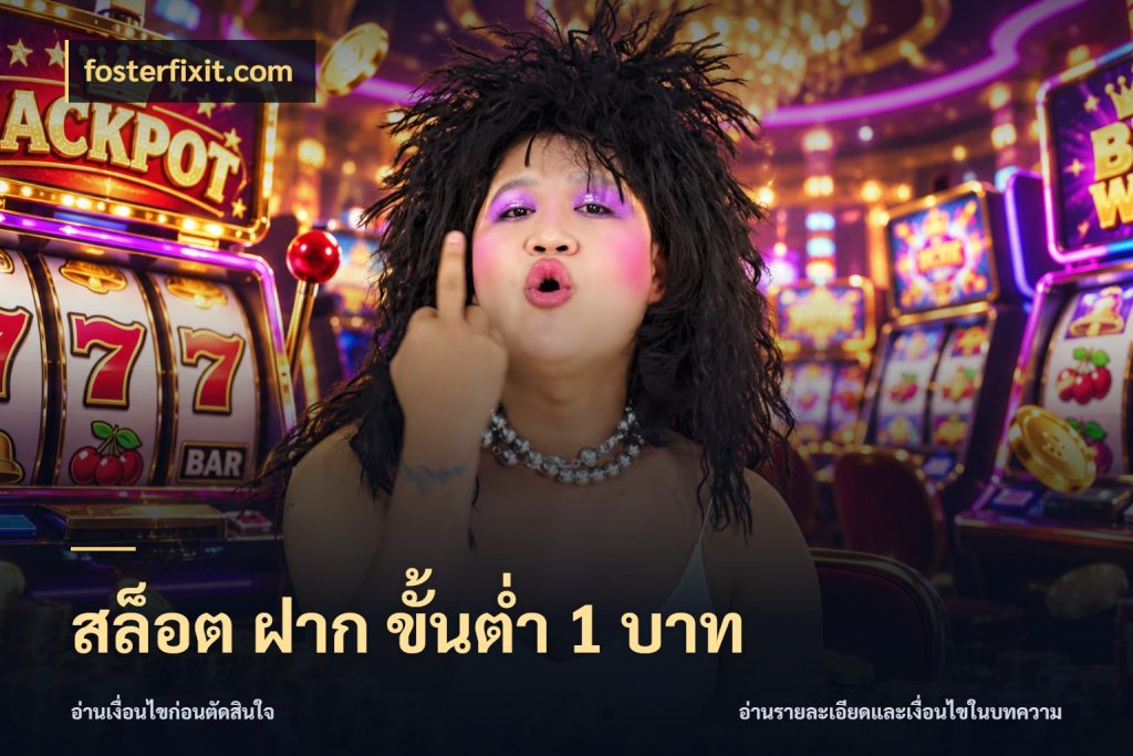 สล็อต ฝาก ขั้นต่ำ 1 บาท เปิดมุมยอดเริ่มต้นสำหรับคนชอบเกม สไตล์ fosterfixit.com