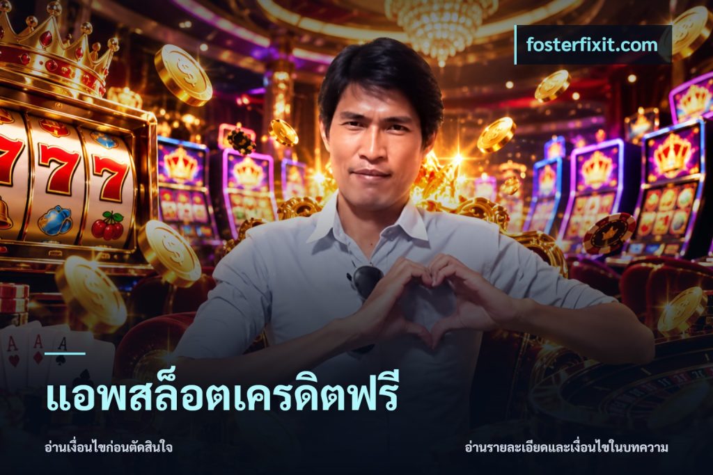 แอพสล็อตเครดิตฟรี
